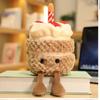 Birthday Cake Plush Toy Doll Funny Cake Puppet Cute Fun Pendant Birthday Gift
