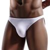Summer Sexy Underpants Modal Flexible Men's Briefs Solid Color Underwear Breathable Silky Middle Waist Flat Swmming Quick Dry Transparent Thin Boxer