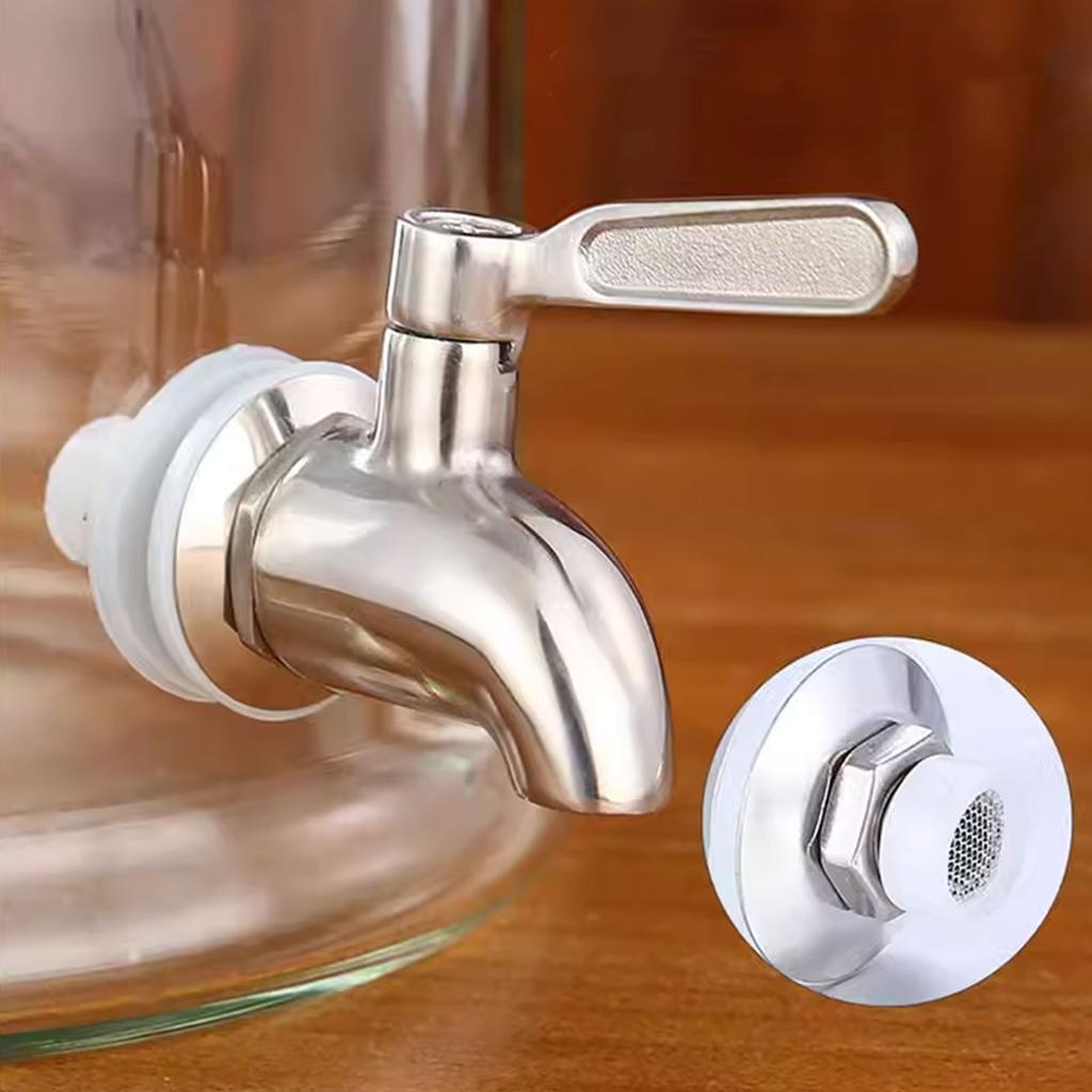 Кран-дозатор для напитков из нержавеющей стали 12 мм Легкая установка Кран для напитков Простая установка для бочек с соком и вином