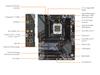 GIGABYTE B650 EAGLE AX AMD Ryzen Series Процессор Совместимый Сокет AM5 DDR5 ATX Материнская Плата B650 EAGLE AX MB6461 7000/8000