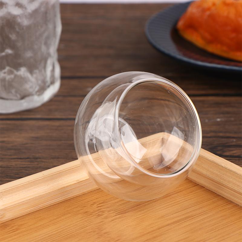 50 мл стеклянная чашка с двойными стенками, прозрачная мини-чашка для виски, чашки для кофе эспрессо