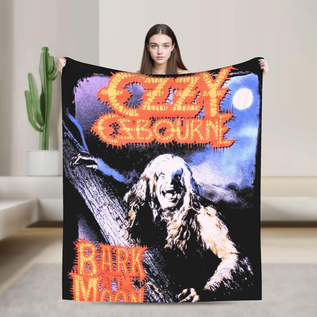 Ozzy Osbourne   Blanket Quality Soft  Bedding Throws Autumn Kids Bedroom Fluffy Bedspread