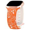 3D лазерная гравировка дизайн призрака ремешок для Apple Watch