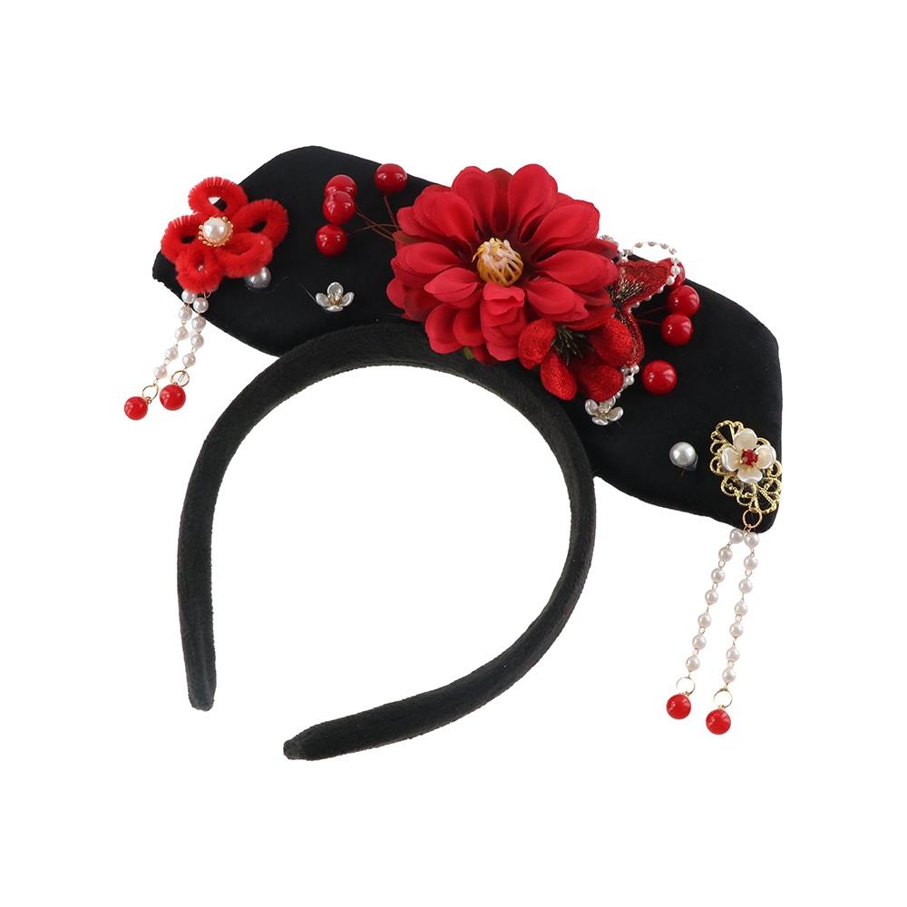 Bow Chinese Style Headwear Flower Hanfu Hair Clip Classical Ancient Style Headband  Children