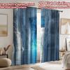 2D flat Photography Backdrop Background Banner Blue Ice Stone Passage 100% Polyester Family Party for Suitable for indoor