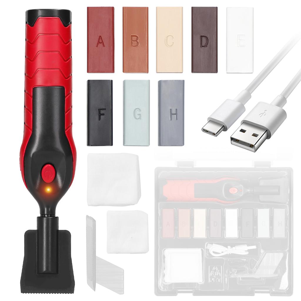 Набор инструментов для самостоятельного ремонта деревянного пола Набор инструментов для ремонта мебели Набор инструментов для заполнения царапин, отверстий, гвоздей, трещин Набор инструментов для плавления воска