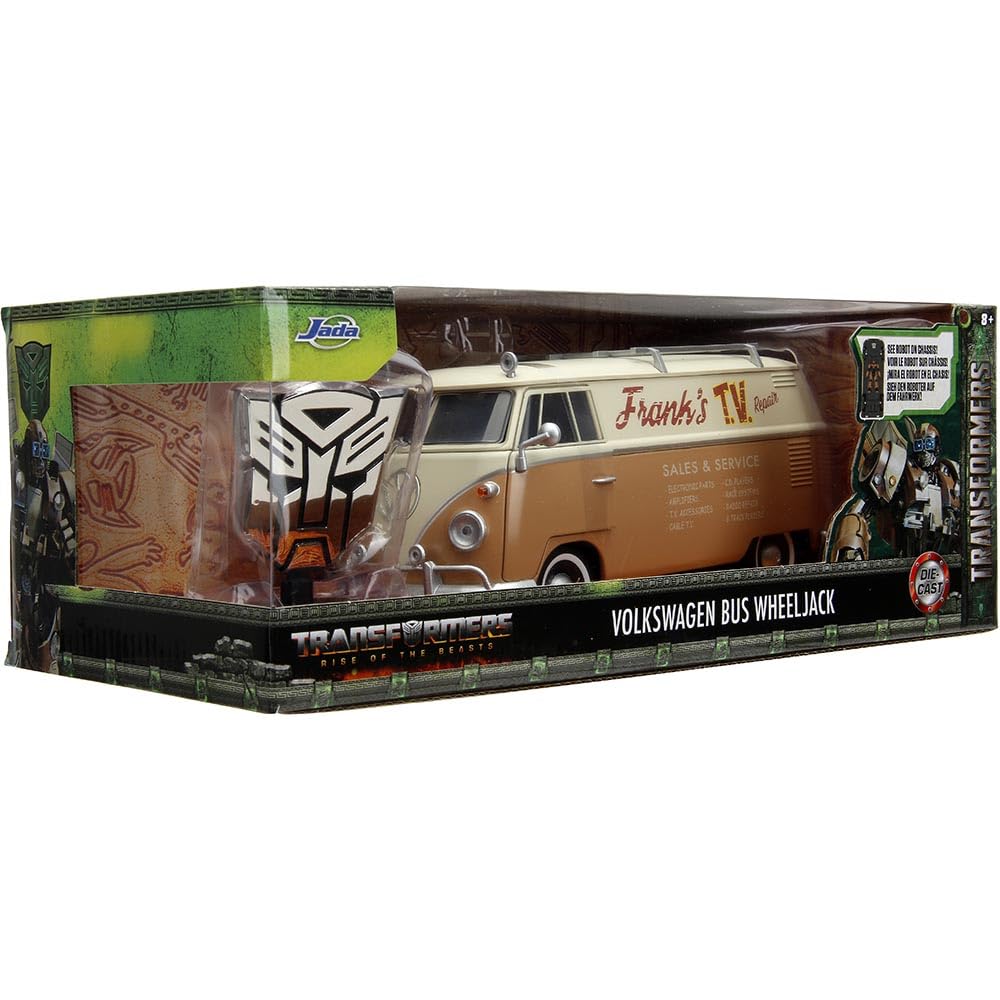 JADA TOYS Transformers 7 Wheeljack Volkswagen Bus TRANSFORMERS WHEELJACK Мини-машина 1/24 [Предмет]