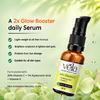 Сыворотка для лица Vela с 20% витамина С Glow Booster с витамином Е и гиалуроновой кислотой для осветления кожи | Мгновенное сияние кожи и уменьшение пигментных пятен | 3