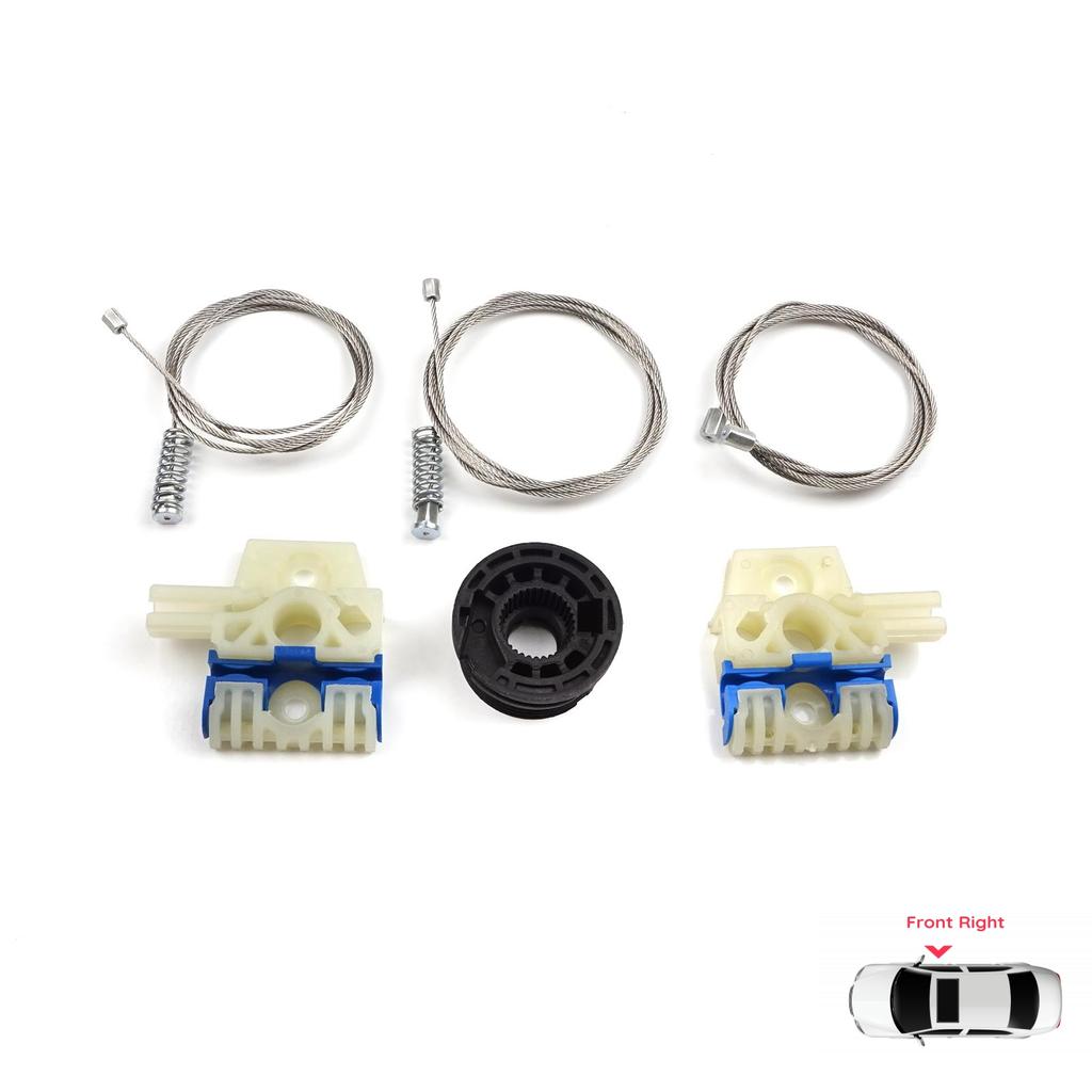 EWR5055 Window Regulator Repair Kit Front Right for VW Golf MK6 A6 5K 5K1 AJ5 Variant 2008-20014 5-Door 5K0837462