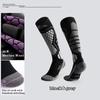 Носки из шерсти мериноса, лыжные носки для мужчин и женщин, дышащие компрессионные чулки, термоноски, теплые толстые зимние носки выше колена для занятий спортом на открытом воздухе