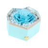 Консервированная шкатулка для колец с розами, шкатулка для украшений в форме сердца, консервированная шкатулка для ожерелий с цветами и скрытым ящиком, подарок на ее день рождения, годовщину, предложение