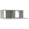 5 pc TV Cabinet Set Concrete Grey Engineered Wood