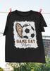 Bleached Soccer Game Day Vibes Soccer Mom Game Day Season Vintage T-Shirt, Soccer Fan Shirt, Soccer Lovers Shirt, Game Day Vibes Shirt