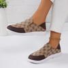 Мода Новые Роскошные Женские Повседневные Кроссовки Плоские Туфли Дышащие Мокасины На Платформе Слипоны Туфли Блестящие Кроссовки Для Прогулок Холщовые Туфли