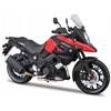 Maisto 1/12 Scale Suzuki V-Strom Red/Black / Diecast Model Car, Motorcycle, Finished Model 19130