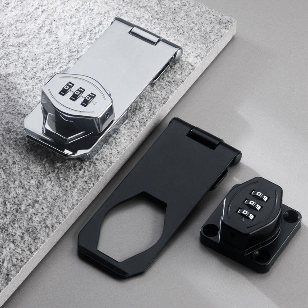 Zinc Alloy Combination Coded Lock 3 Digit Coded Window Stoppers New Cabinet Password Locks  Cabinet