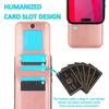 Wallet with Card Holder Kickstand Leather Phone Case for iPhone 16 15 Pro Max Plus Shockproof Protective Cover