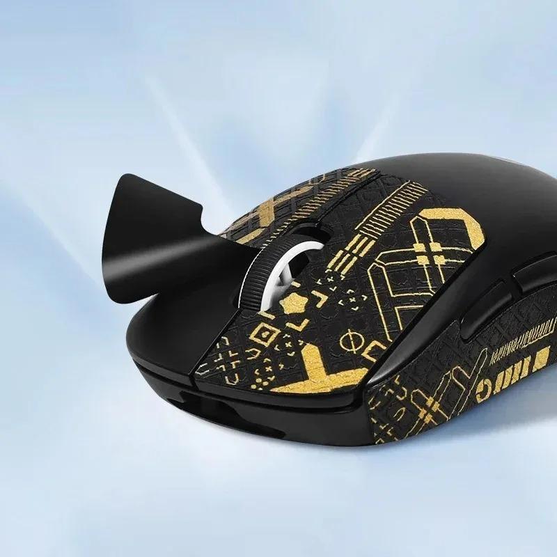 Прочная Ручная Накладка на Грипсы Для Logitech G Pro X Superlight – Нескользящие Впитывающие Пот Наклейки для Скейтборда, Апгрейд Мыши&