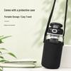 High-Capacity Glass Tea Separator Cup - Travel-Friendly, Heat-Resistant, with Measurement Scale, Thick Single Layer for Men and Women.