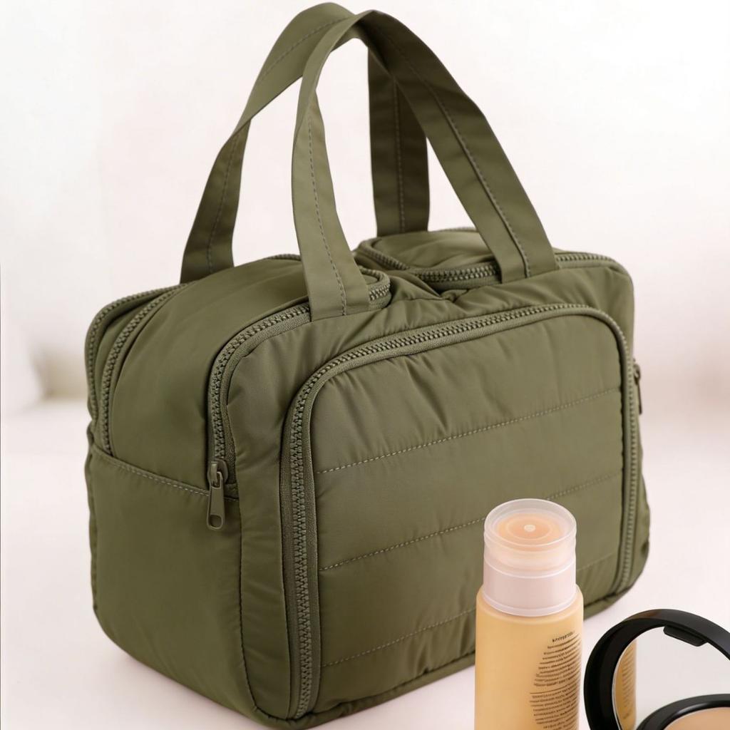 Large-capacity Cosmetic Bags portable high-appearation-level travel toiletry bag storage bag with compartments