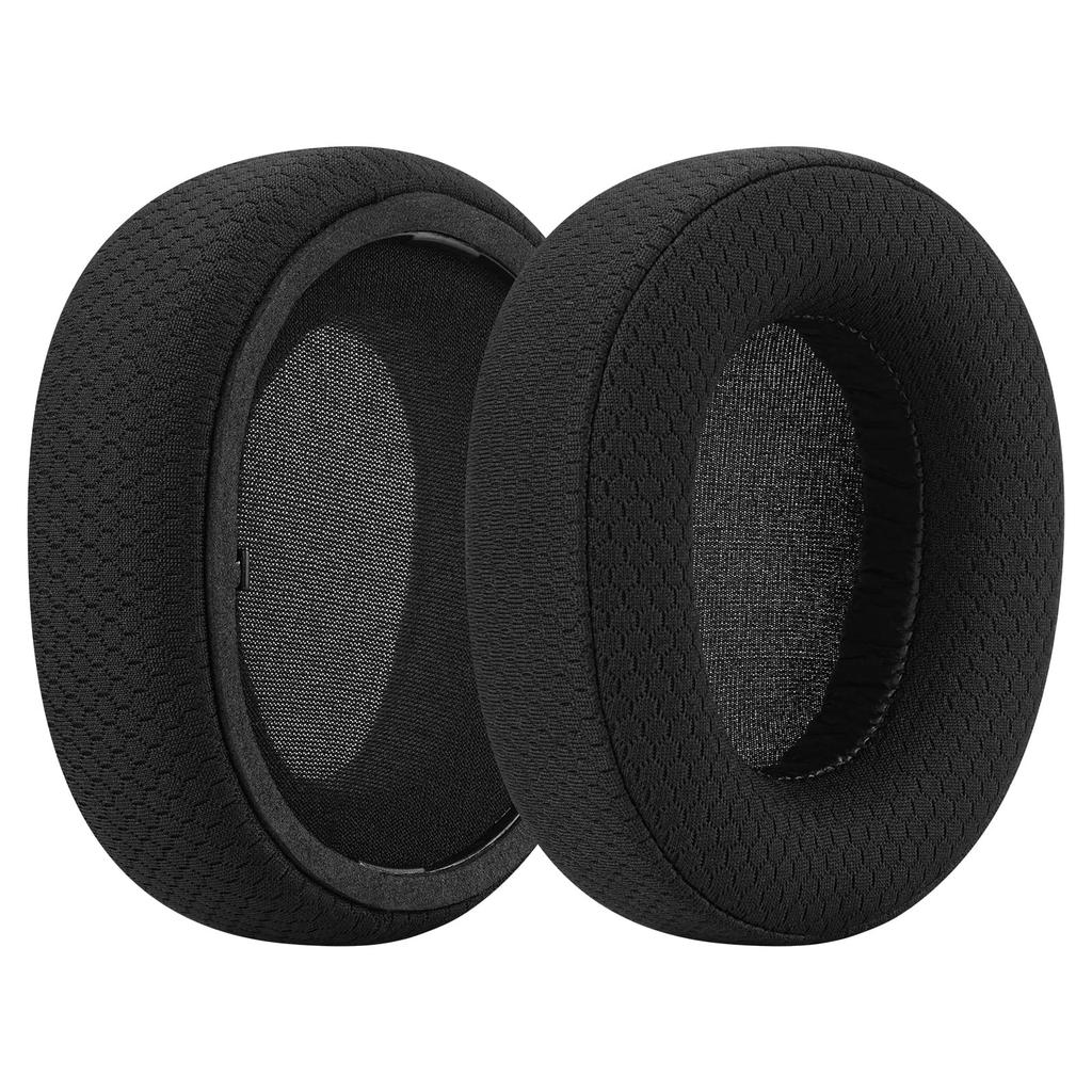 Geekria Комфортные амбушюры, Совместимы с наушниками SteelSeries Arctis Nova Pro Wireless и Nova Elite, Амбушюры/Чашки наушников (Сетчатая ткань/Черный)