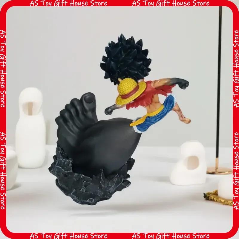 Универсальная фигурка One Piece Monkey D Luffy Gear Third Giant Foot Haki Вооружения Пираты Соломенной Шляпы Коллекционная Аниме Фигурка Действия Коробка Игрушка