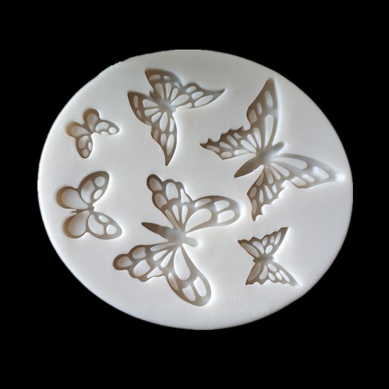 Aouke форма бабочки силиконовая форма помадка торт плесень шоколадная помадка инструмент