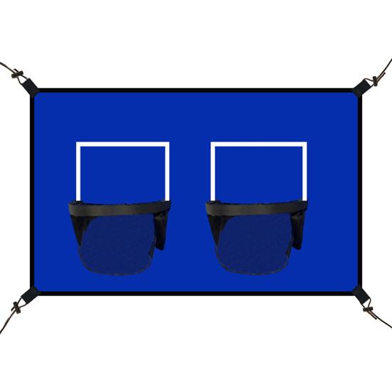 Баскетбольное кольцо для батута Крепление для батута для помещений и улицы Двойное баскетбольное кольцо с 4 мячами Насос Баскетбольная корзина для батута Игровые аксессуары