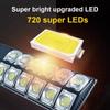 Мощные солнечные фонари для улицы, сверхяркий солнечный уличный фонарь 720 LED, солнечный настенный светильник, солнечный прожектор для гаража, сада, двора