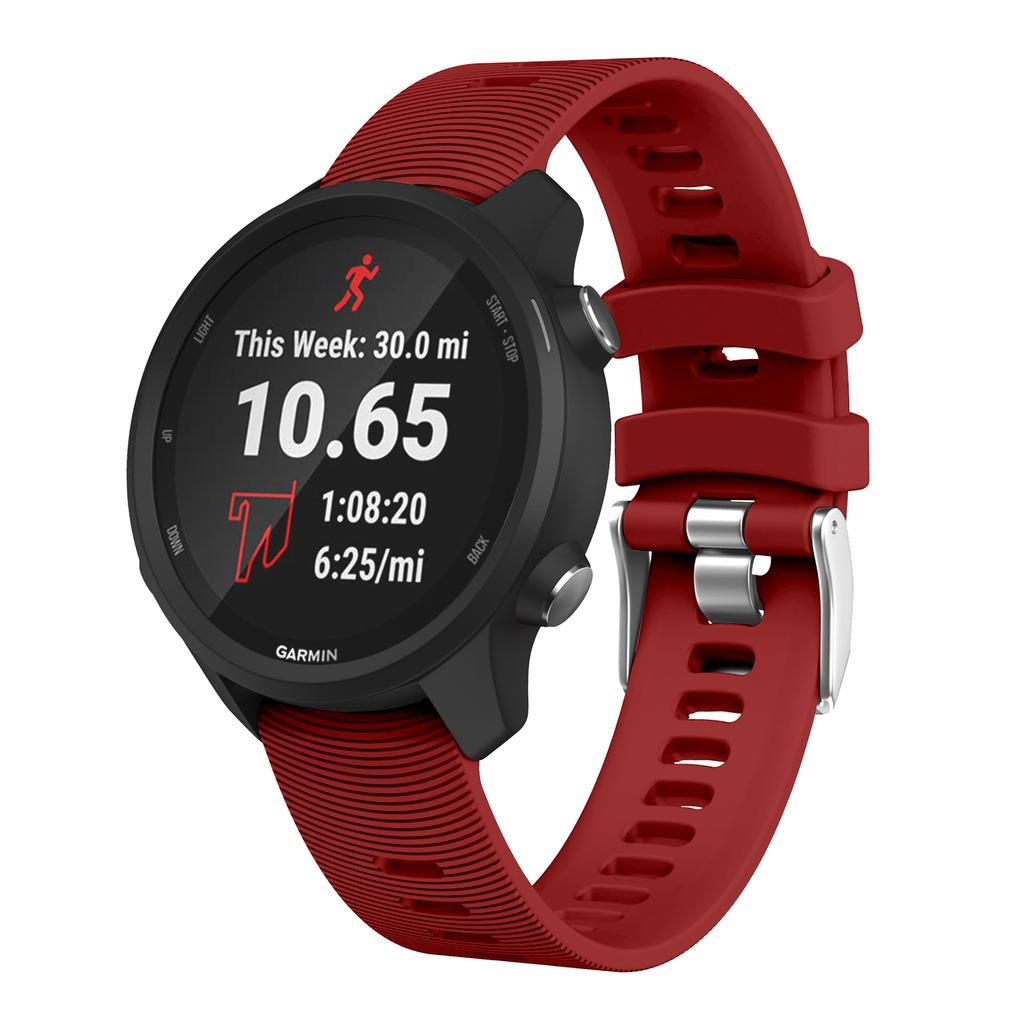 Ремешок для Garmin Forerunner 245 Оригинальный ремешок Универсальный силиконовый ремешок Аксессуары Браслет для часов Garmin Vivoactive 3 20 мм