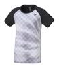 Футболка Dunlop Tennis Wear Badminton с коротким рукавом, впитывающая воду, быстросохнущая, с защитой от ультрафиолета DAP1420W 2024SS, черная, размер L [DUNLOP], женская