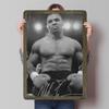 Мухаммед Али Легенда Бокса Металлический Настенный Арт Декоративная Жестяная Табличка для Домашнего Спортзала Декор Мужской Пещеры Коллекционный Подарок