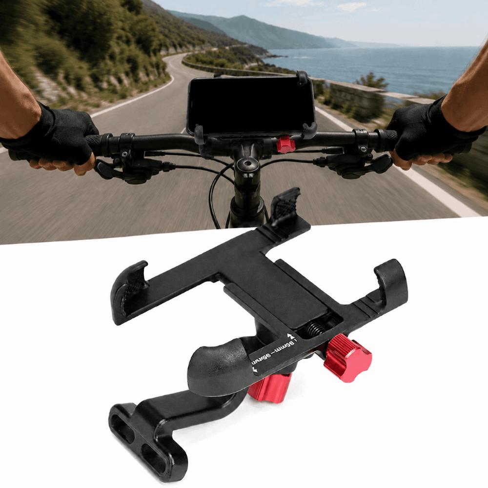 Aluminum Alloy Bike Phone Mount 360° Rotation Bike Phone Holder Bike Stem Phone Mount Road Bike