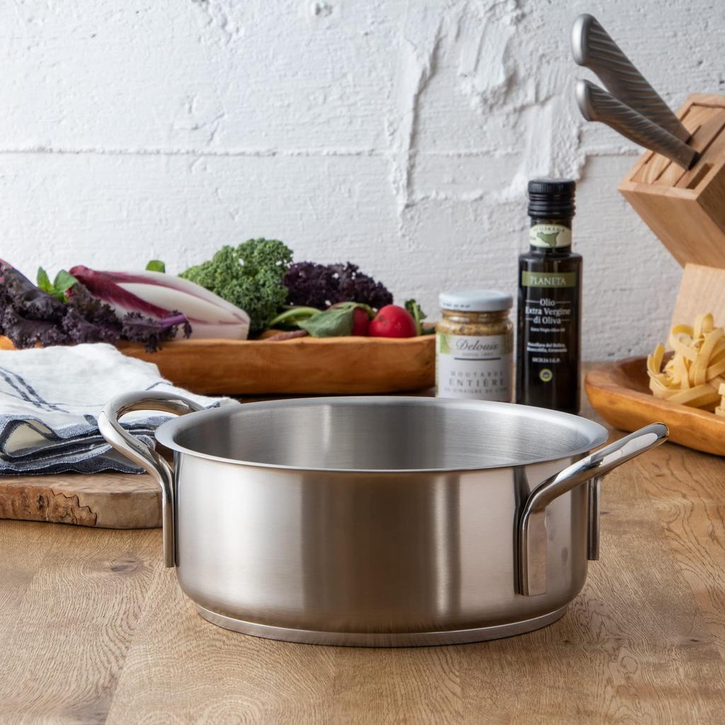 Endo Shoji Коммерческий Мурано Внешний Горшок 28см Совместимый с IH Нержавеющая Сталь ASTH905 (Без крышки) 18-8