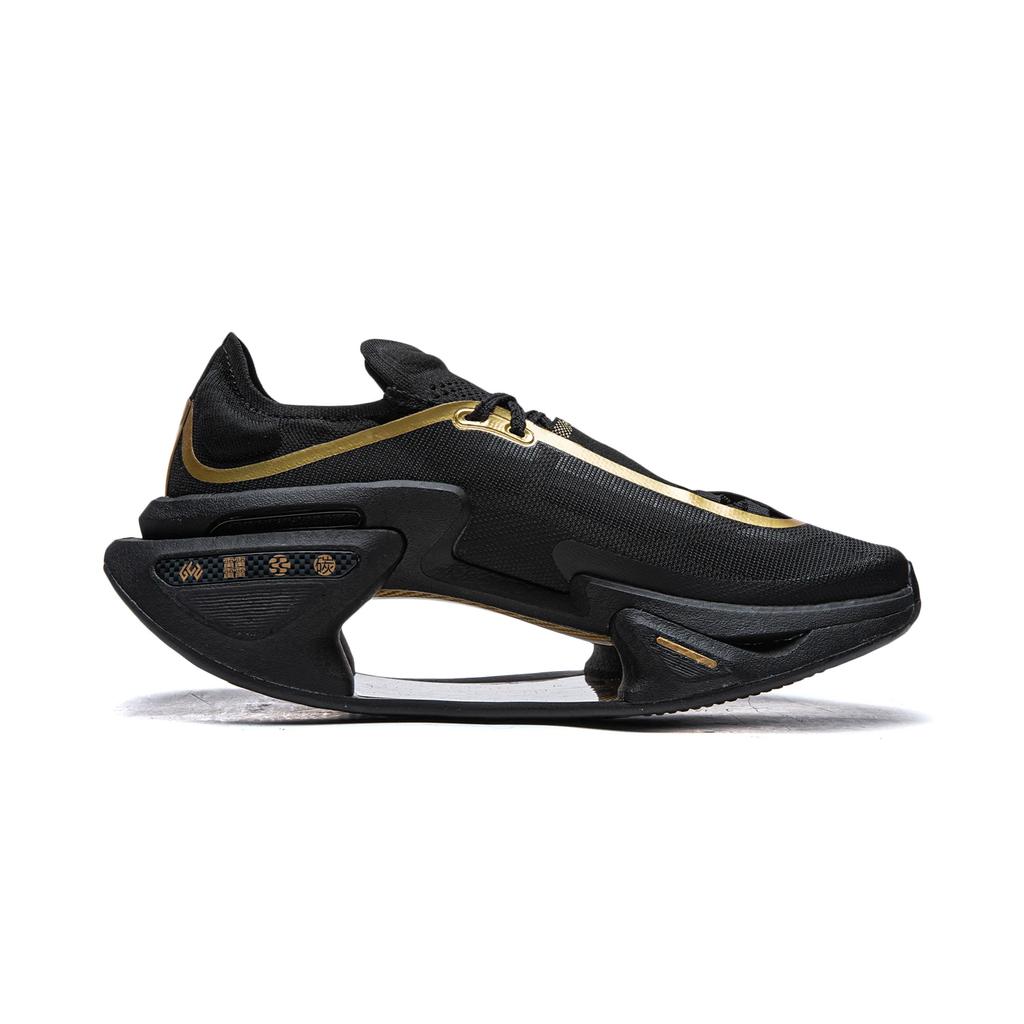Li Ning Shadow 3.0 Амортизация Отскок Низкие Беговые Кроссовки Унисекс Черно-Золотые ARRV001-33