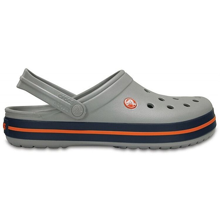 Crocs Клоги Crocband Светло-серый Темно-синий Унисекс Кроссовки 11016-01U