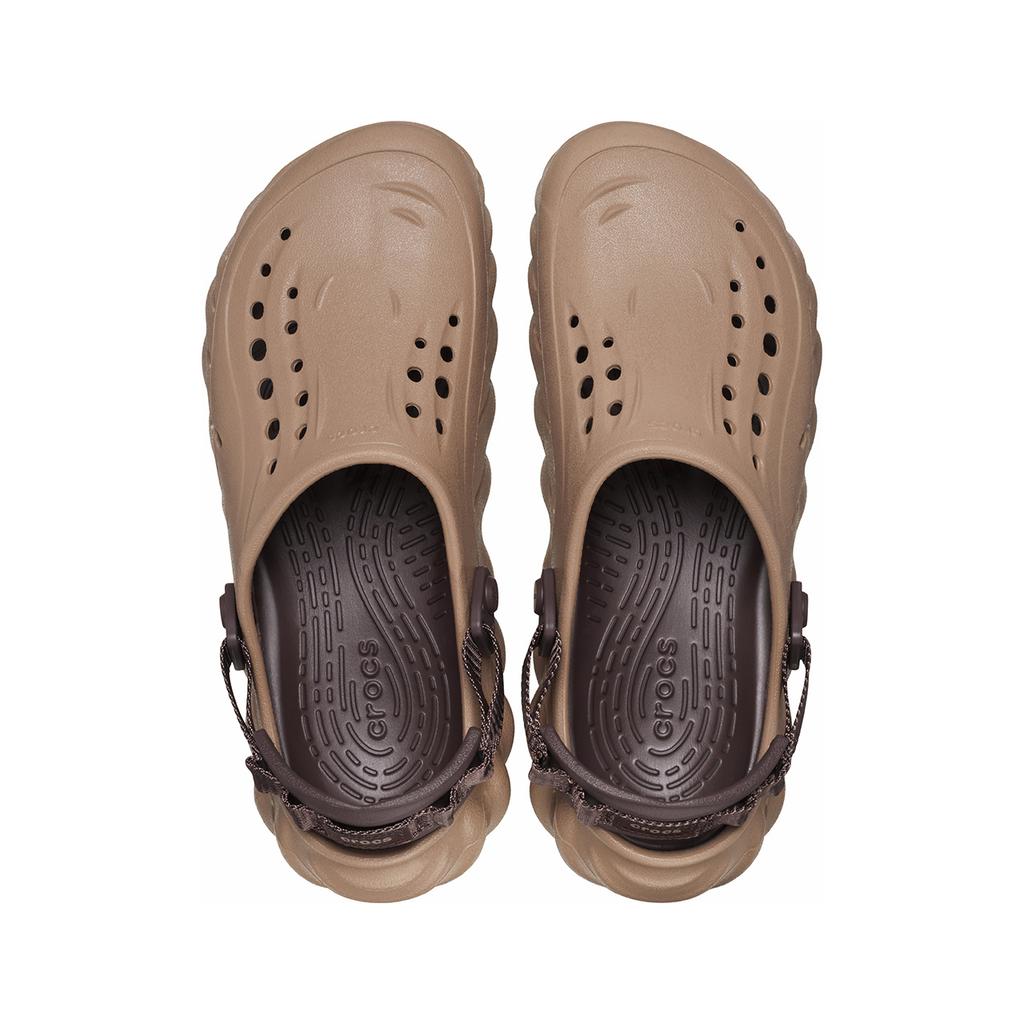 Crocs EVA Bobo Sandals Clog 2cm Unisex Latte Color