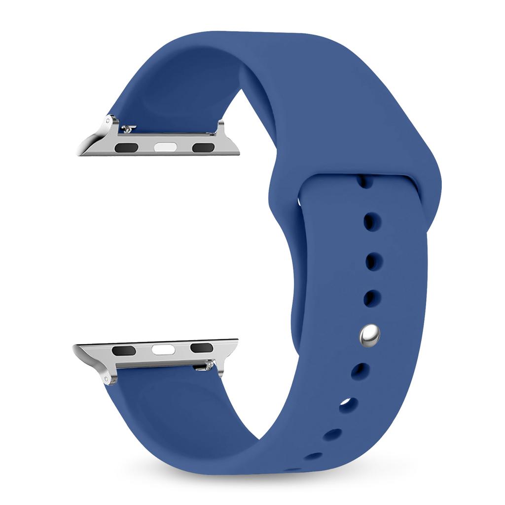 Для Apple Watch ultra 2 ремешок 49мм 46мм 44мм 40мм 45мм 41мм 42мм Силиконовый браслет correa iWatch series se 9 8 7 6 3 10 11 ремешки