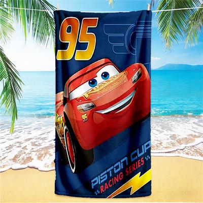 1pc Mcqueen Beach Towel,quick Drying Absorbent Beach Towel,outdoor Sports Swimming Beach towel,Soft and Comfortable Y71814