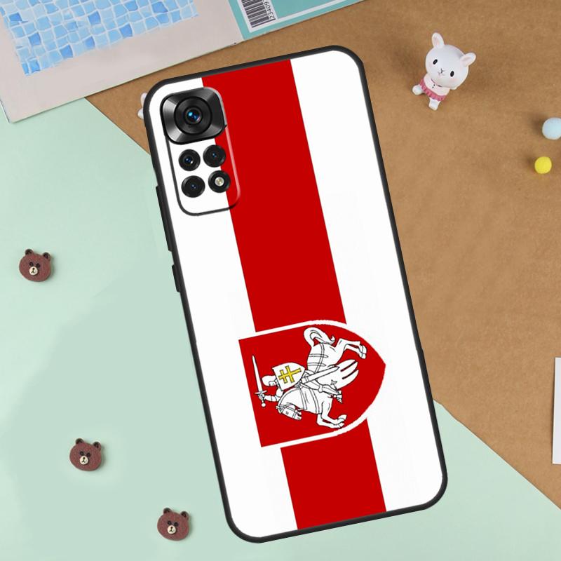 Чехол-накладка с гербом и флагом Беларуси для Xiaomi Redmi Note 13 12 11 9 10 14 Pro 10S 11S 12S Чехол для Redmi 13C 10C 12C 14C