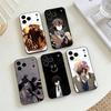 Bungo Stray Dogs D-Дазай Осаму Чехол для телефона для iPhone 17,16,15,14,13,12,11 X XR Plus, Мягкий силиконовый черный чехол