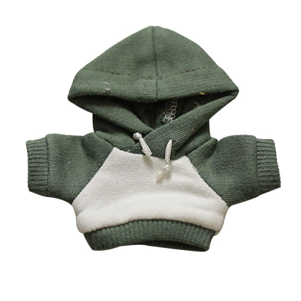 Solid Color 12cm Plush Doll Clothes Stripe No Attributes Doll Clothes  Doll Accessories