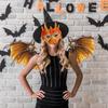 Halloween Dragon Mask Decoration Carnival Party Masquerade Steampunk Dress Up Decorations Set Adult Cosplay Face Mask