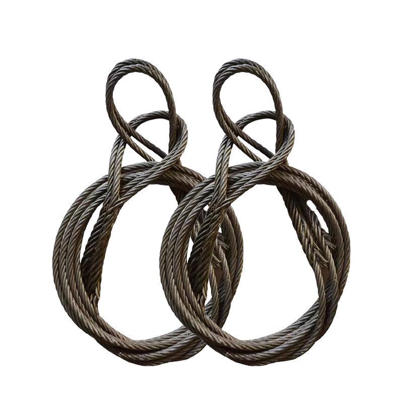 Jundingying 16mm x 5m Steel Wire Rope Lifting Sling