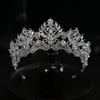 New Luxurious and Elegant Queen Crown Bride Wedding Tiara Zircon Crown Tiara Hair Accessories Main Wedding Dress