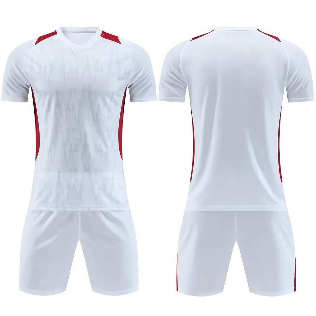 Spot wholesale 2026 new children's football jersey, short-sleeved training jersey, primary school football jersey printing number