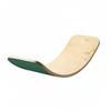 Wooden Balance Board Wobble Rocker Board Body Balancing Activity Training Toy Lama Smile Dark Green