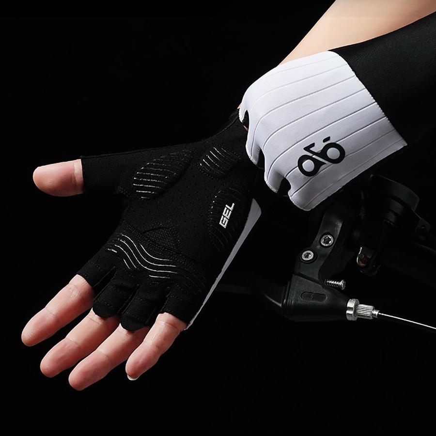 Summer Cycling Gloves Anti Slip and Shock-Absorbing Outdoor Sports Fitness Breathable Mountain Road Bike Half Finger Glove 6