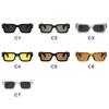 Fashion Retro Thick Leg Square Frame Sunglasses Men Women Popular Brand Small Frame Rice Nail Sun Glasses Oculos De Sol