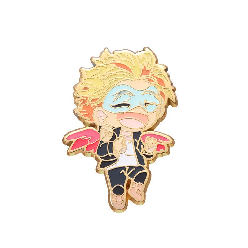 Эмалевая очаровательная брошь с дизайном мультяшного персонажа, модный аксессуар для сумок, одежды и